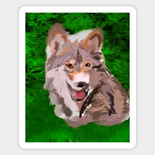 Beautiful wolf, Sticker